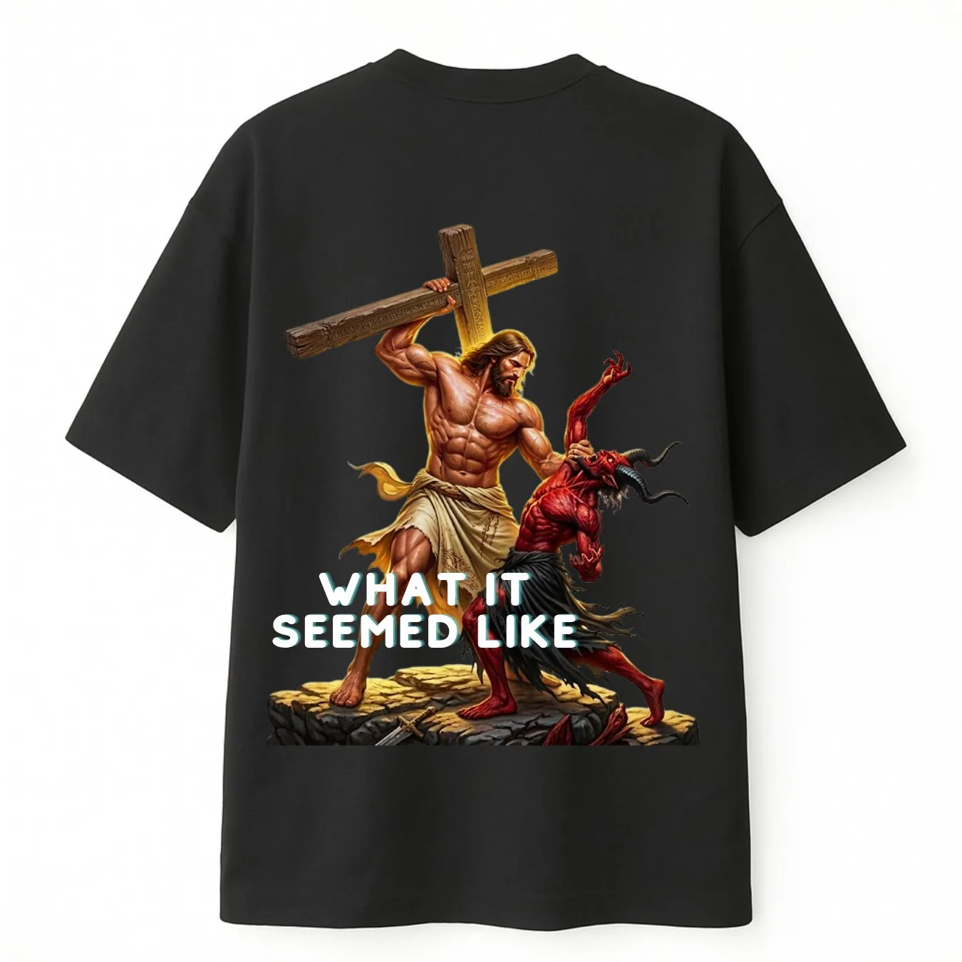 Playera What It Seemed Like Oversize — diseño "What It Seemed Like"