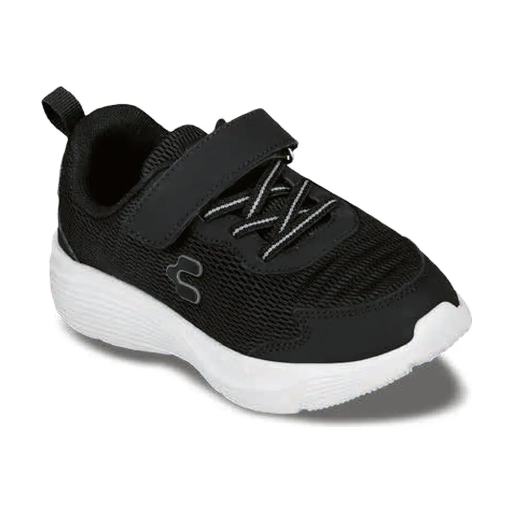 Tenis Charly Negro con Blanco para Niños — vista principal