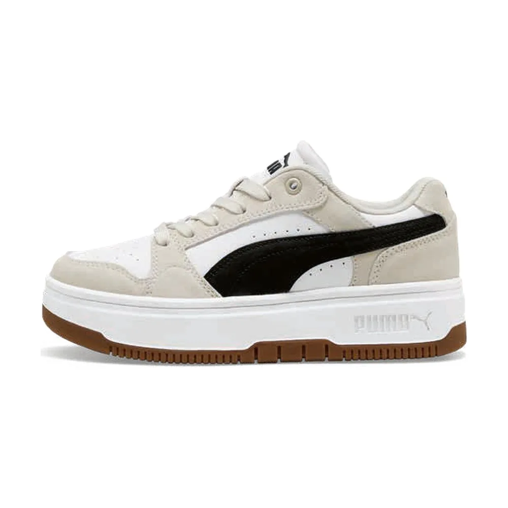 Tenis Puma Rebound Femme Low SD Blanco con Negro para Dama — vista principal