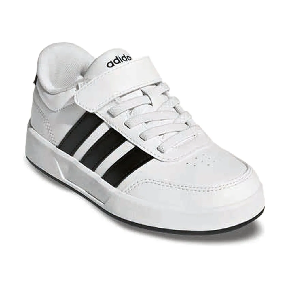 Tenis Adidas Breaknet 3.0 EL Blanco con Negro para Niños — vista principal