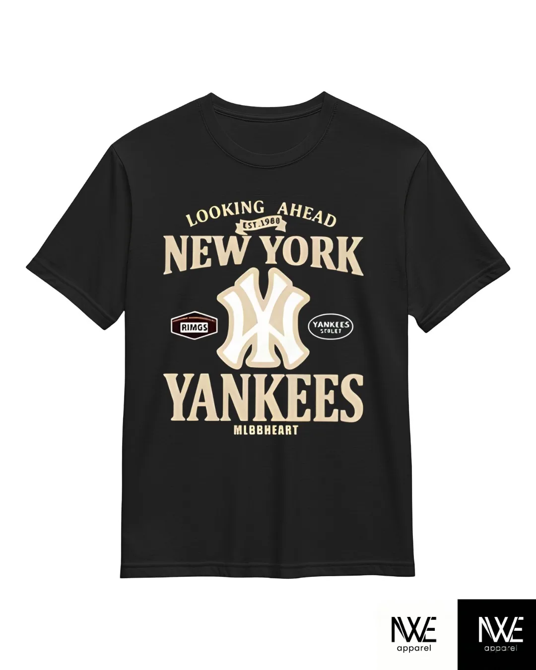 Playera New York Yankees Oversize — diseño "Looking Ahead New York Yankees"