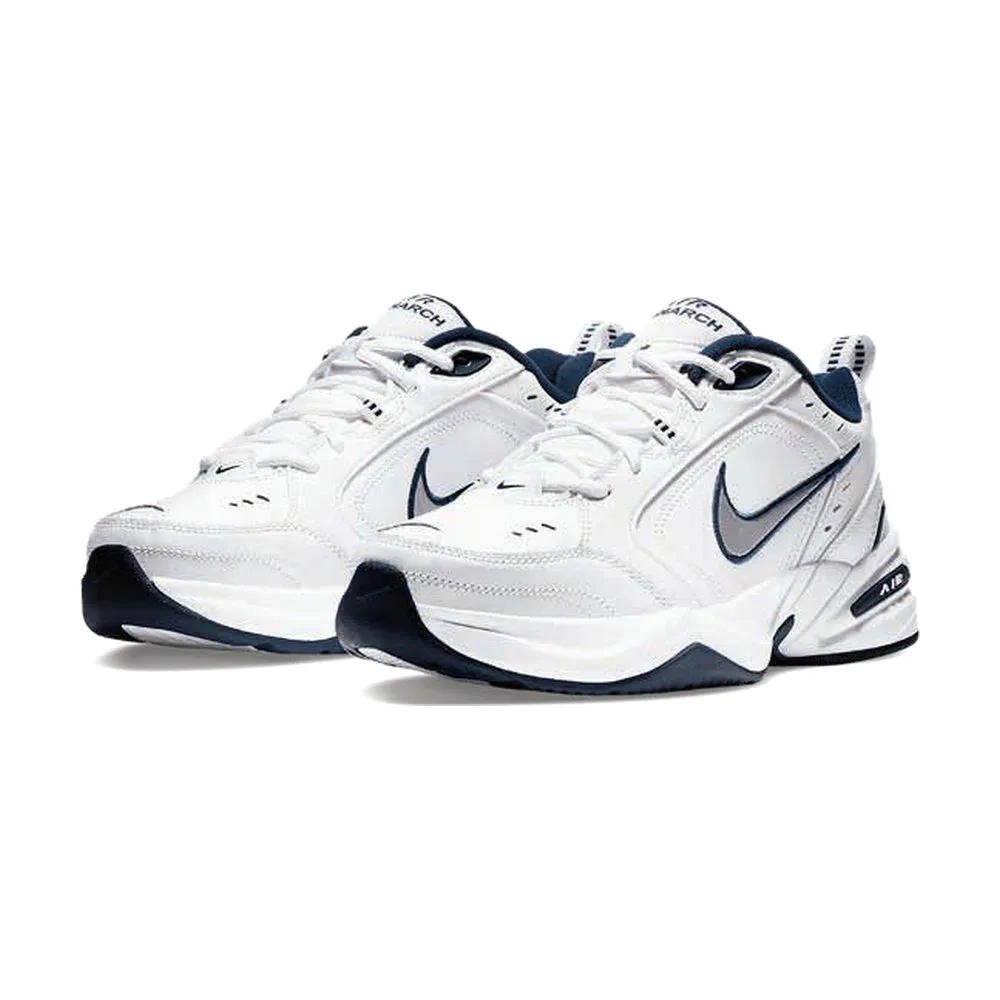 Tenis Nike Air Monarch IV Blanco con Azul Marino para Caballero — vista principal