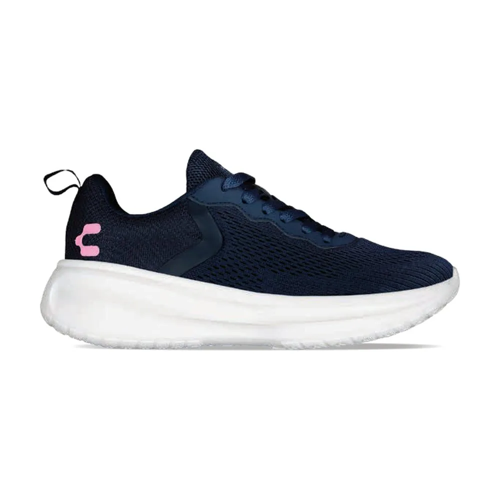 Tenis Charly Running Azul Marino con Rosa para Dama — vista principal