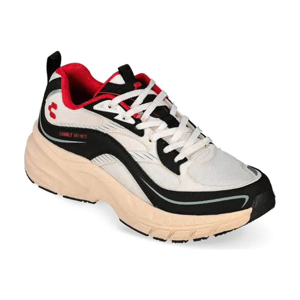 Tenis Charly Lifestyle Blanco con Negro y Rojo para Caballero — vista principal
