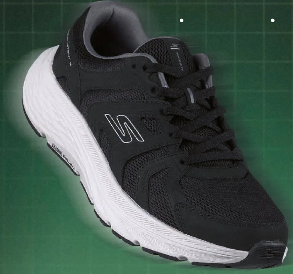 Tenis Skechers Lifestyle Negro con Blanco para Dama — vista principal
