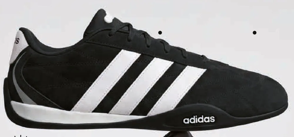Tenis Adidas Adipista Negro con Blanco para Caballero — vista principal